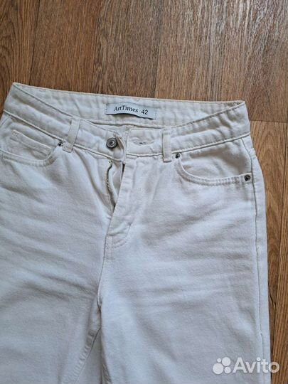 Джинсы мом с высокой посадкой