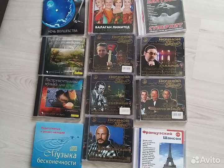 Диски CD, MP3, DVV
