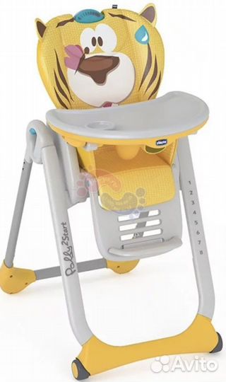 Стульчик для кормления chicco polly