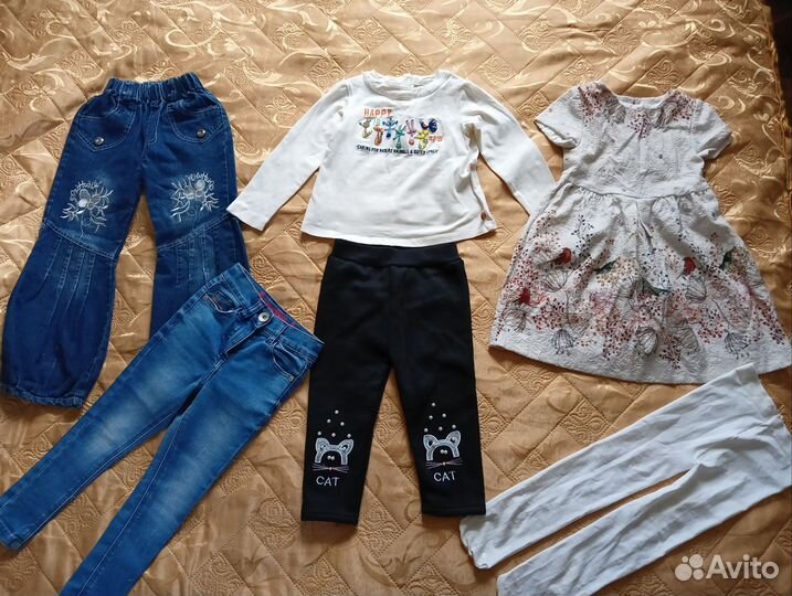 Вещи пакетом на девочку р. 92,98