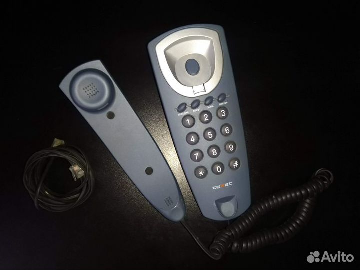 Телефон texet tx-210, темно-серый