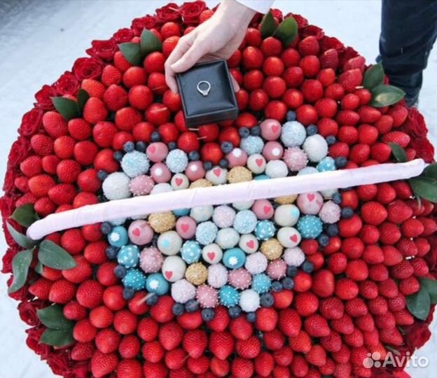 Большие съедобные букеты