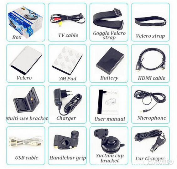 Full HD 1080p Helmet Sport Camera