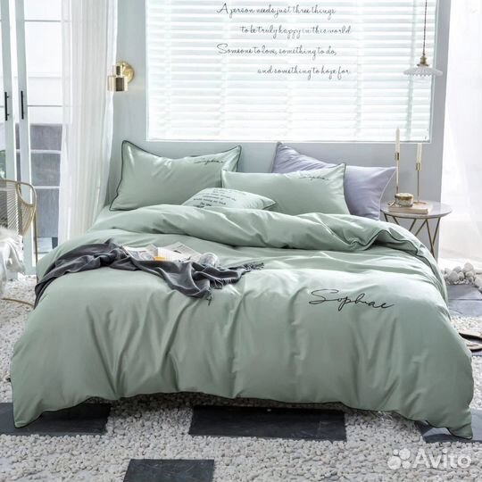 Комплект постельного, однотонный