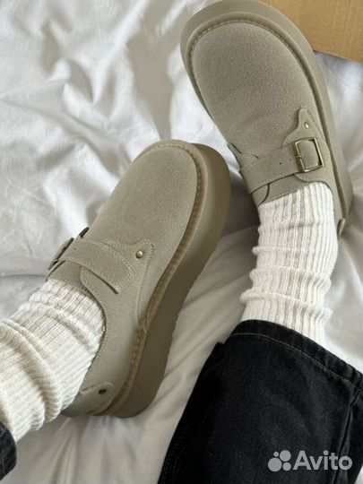 Ботинки типа ugg на платформе