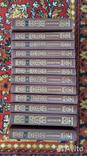 Книги Л.Н. Толстой, подписка 12 томов
