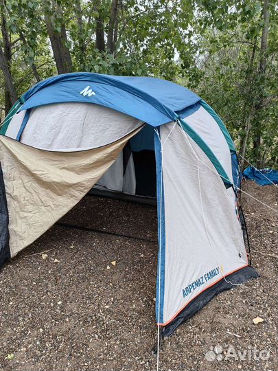 Палатка туристическая 4 местная с тамбуром