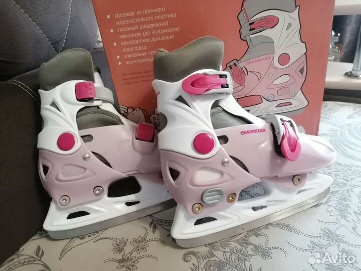 Коньки р. 29-32 раздвижные