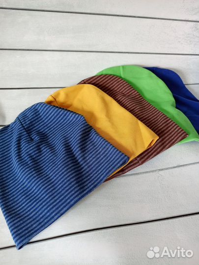 Детские шапочки хлопок 44-50