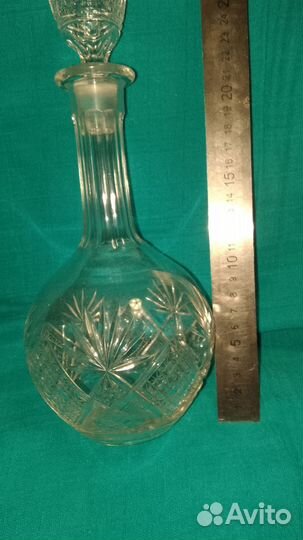 Штофы и графины СССР хрусталь