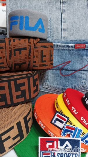 Набор для шитья: резинки, тесьма, нашивки 