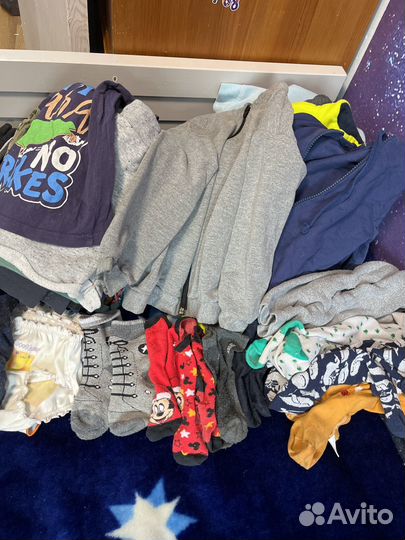 Огромный пакет вещей 98-104 для мальчика