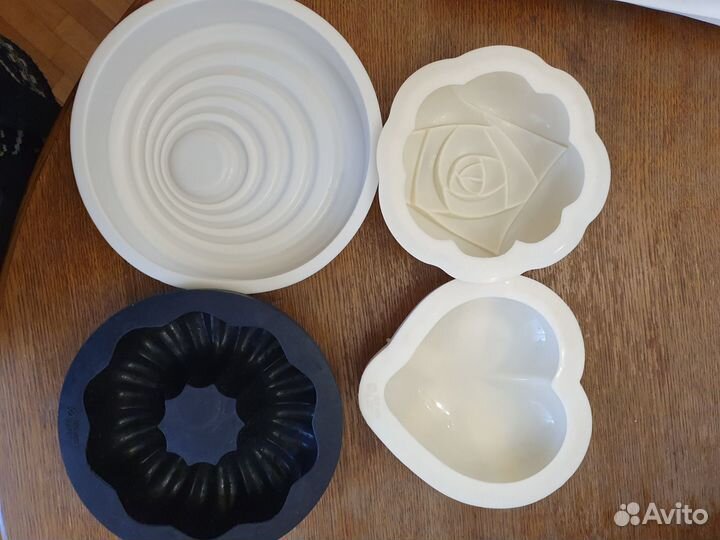 Силиконовые формочки для выпечки и муссовых