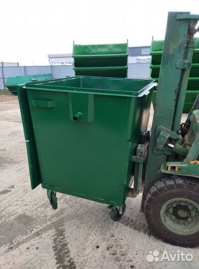 Мусорный контейнер 1100 л, металлический