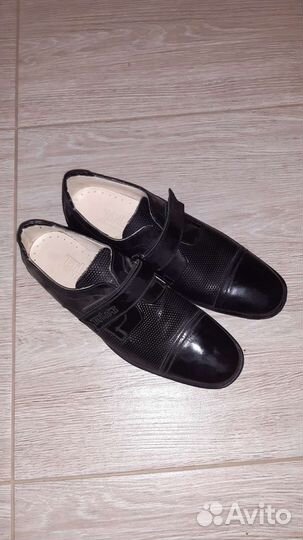 Новые кожаные туфли для мальчика, размер 37