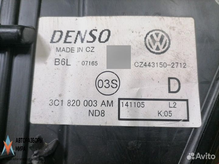 Отопитель в сборе (печка) Volkswagen Passat B6