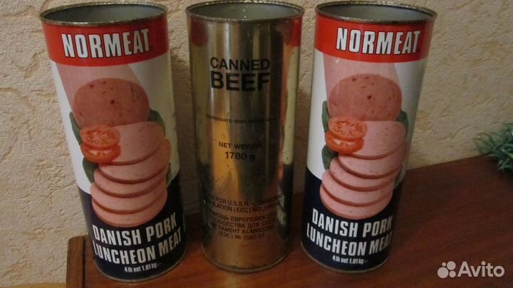 Банки жест.-гуманитарная помощь из Европы-1991 г