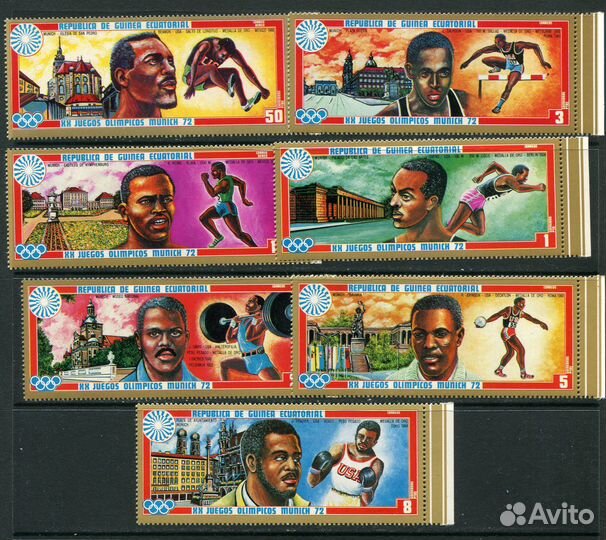 Почтовые марки Спорт ои футбол