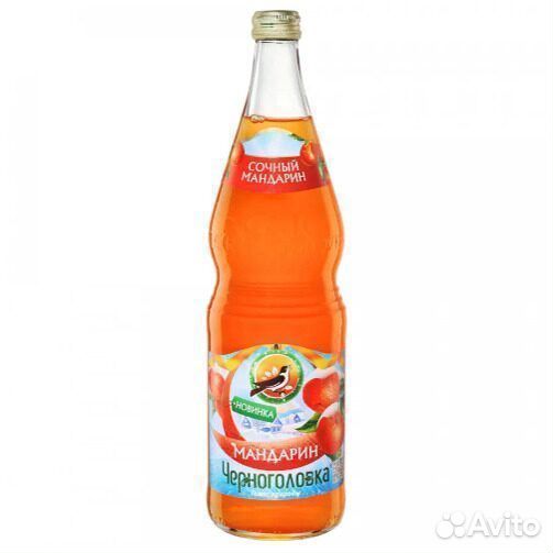 Опт - Лимонад Черноголовка Мандарин 1л