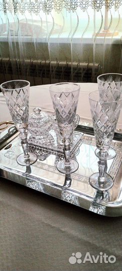 Хрустальные фужеры