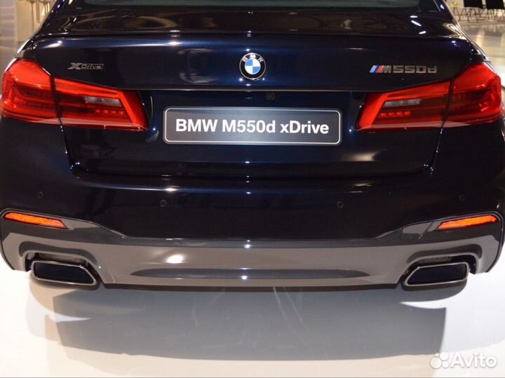 Диффузор заднего бампера bmw g30 550