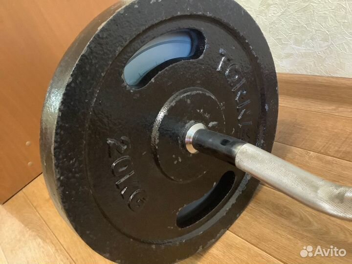 Штанга изогнутая Torneo 80 кг