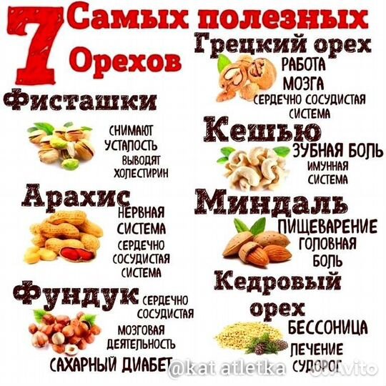 Орехи и сухофрукты