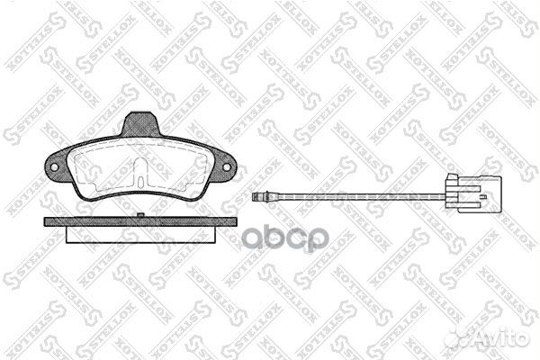 444 002-SX 433 02571755bfdb913колодки диско