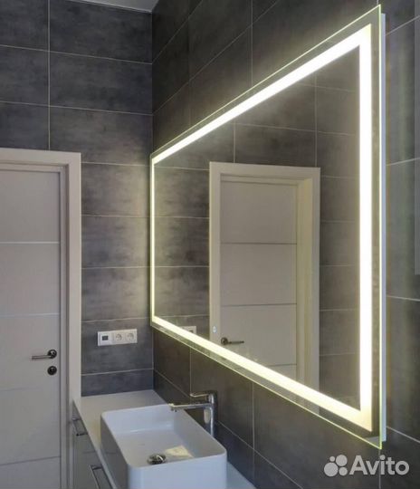 Зеркала с фронтальной подсветкой на заказ