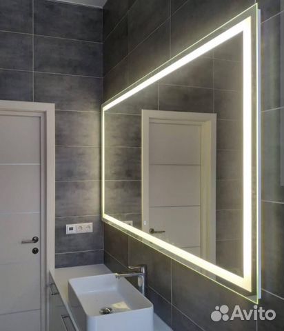 Зеркала с фронтальной подсветкой на заказ