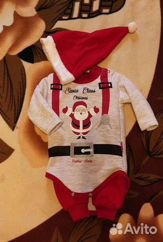 Новогодний костюм Деда мороза для малыша