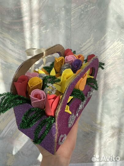 Поделка на 8 марта