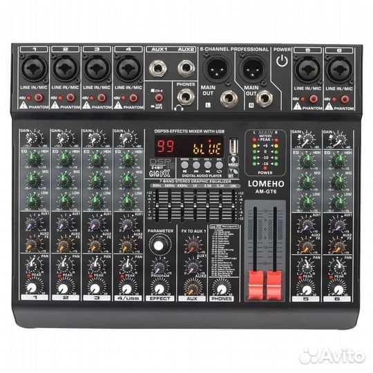Микшерный пульт lomeho GT —6