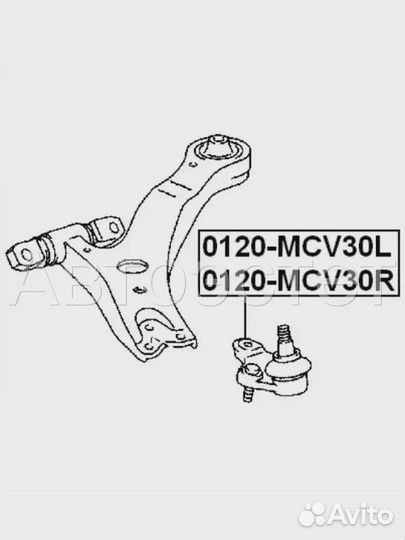 Шаровая опора 0120-MCV30R