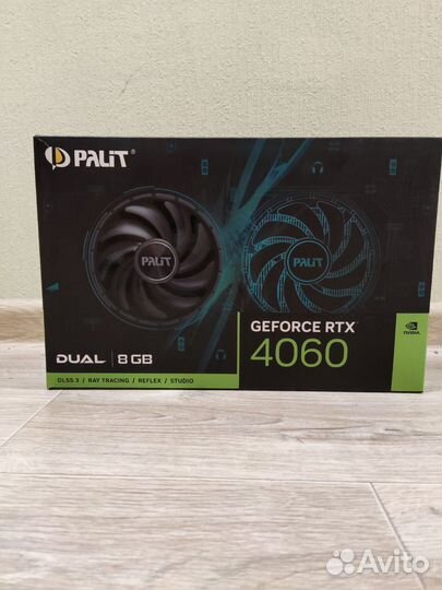 Видеокарта Rtx4060 palit dual 8gb