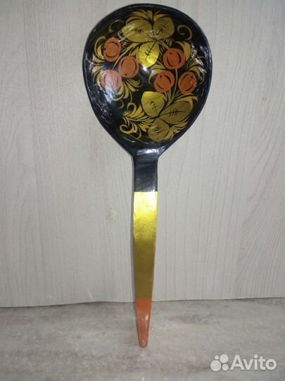 Половник Хохлома и блюдо зик СССР