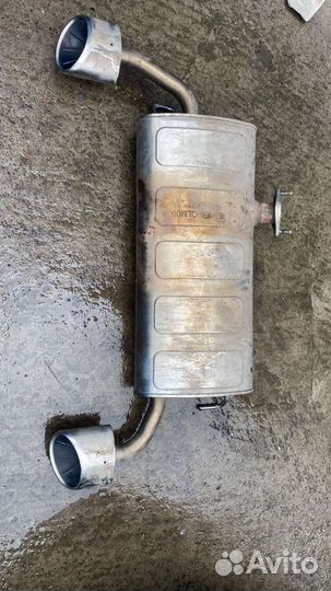 Глушитель Kia Sportage 4. Б.У Двойной выхлоп