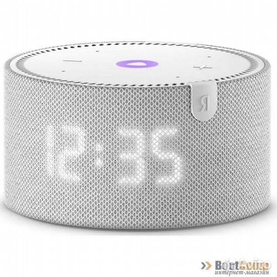 Умная колонка Новая Яндекс Станция Мини серая с ча