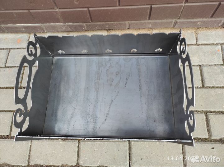 Мангал разборный Узор 2 мм