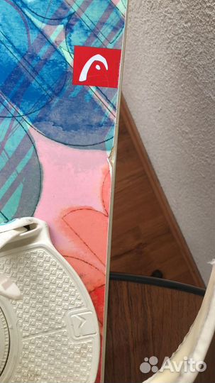 Сноуборд с креплениям head 147