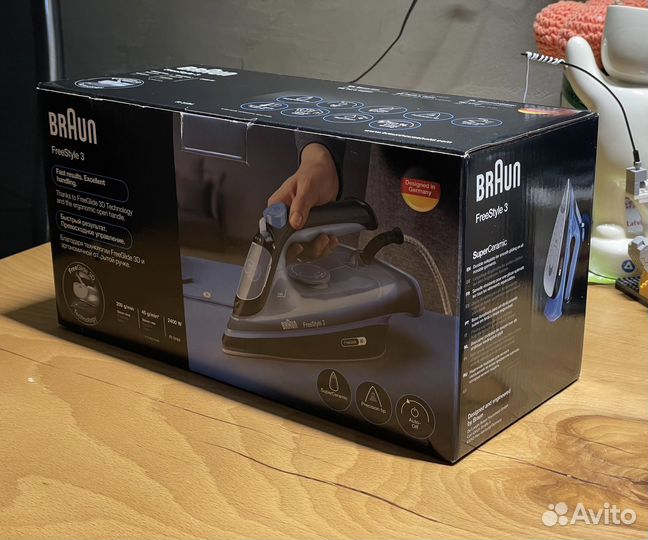 Утюг Braun FreeStyle3 12730021-FI3194BK