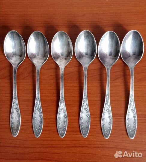 Чайные ложки из мельхиора мнц СССР 