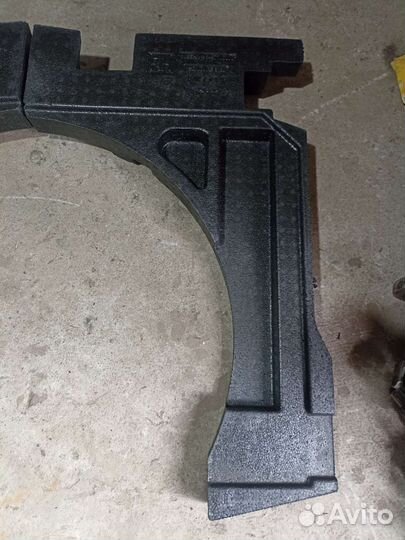 Пенопласт багажника+домкрат Nissan Qashqai J10 06