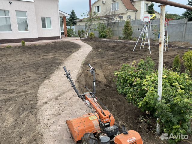 Вспашка земли мотоблоком в Тольятти | Услуги | Авито