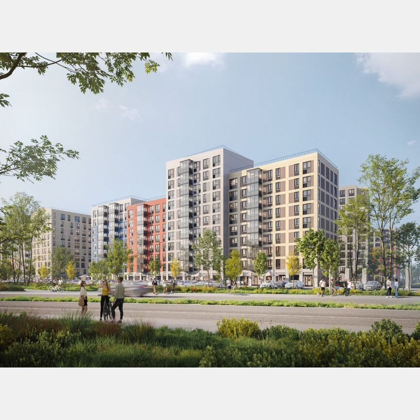 2-к. квартира, 55,8 м², 2/11 эт.