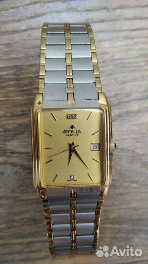 Швейцарские наручные часы Appella. 2000г