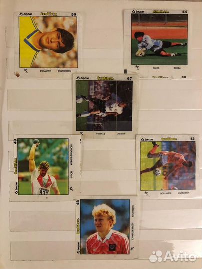 Вкладыши от жвачек BomBiBom Sport