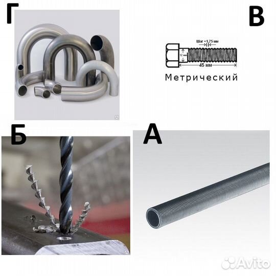 Труба нержавейка Россия, с резьбой опт/роз