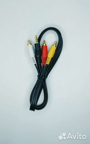 Аудио Видео Кабель Jack 3,5 /3RCA
