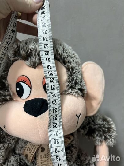 Мягкая игрушка обезьяна с бантом